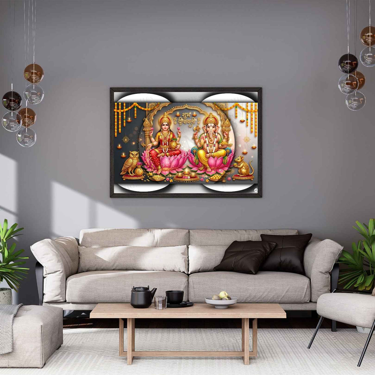 Graceful Foundations | Lakshmi Ganesh Print