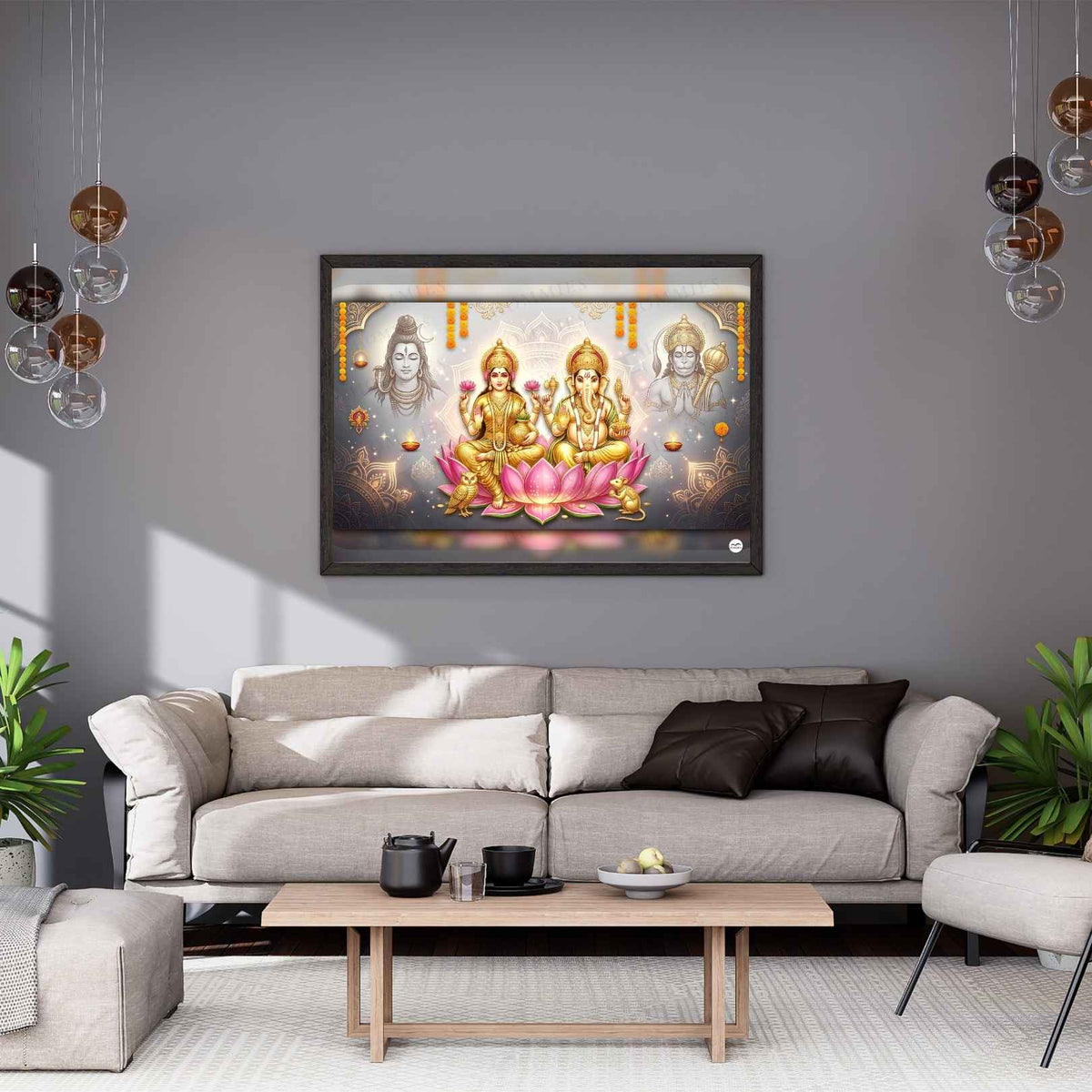 Quiet Divinity | Lakshmi Ganesh Print