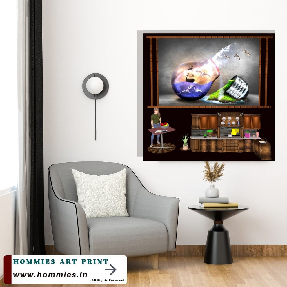 The Outer World | Hommies Art Print
