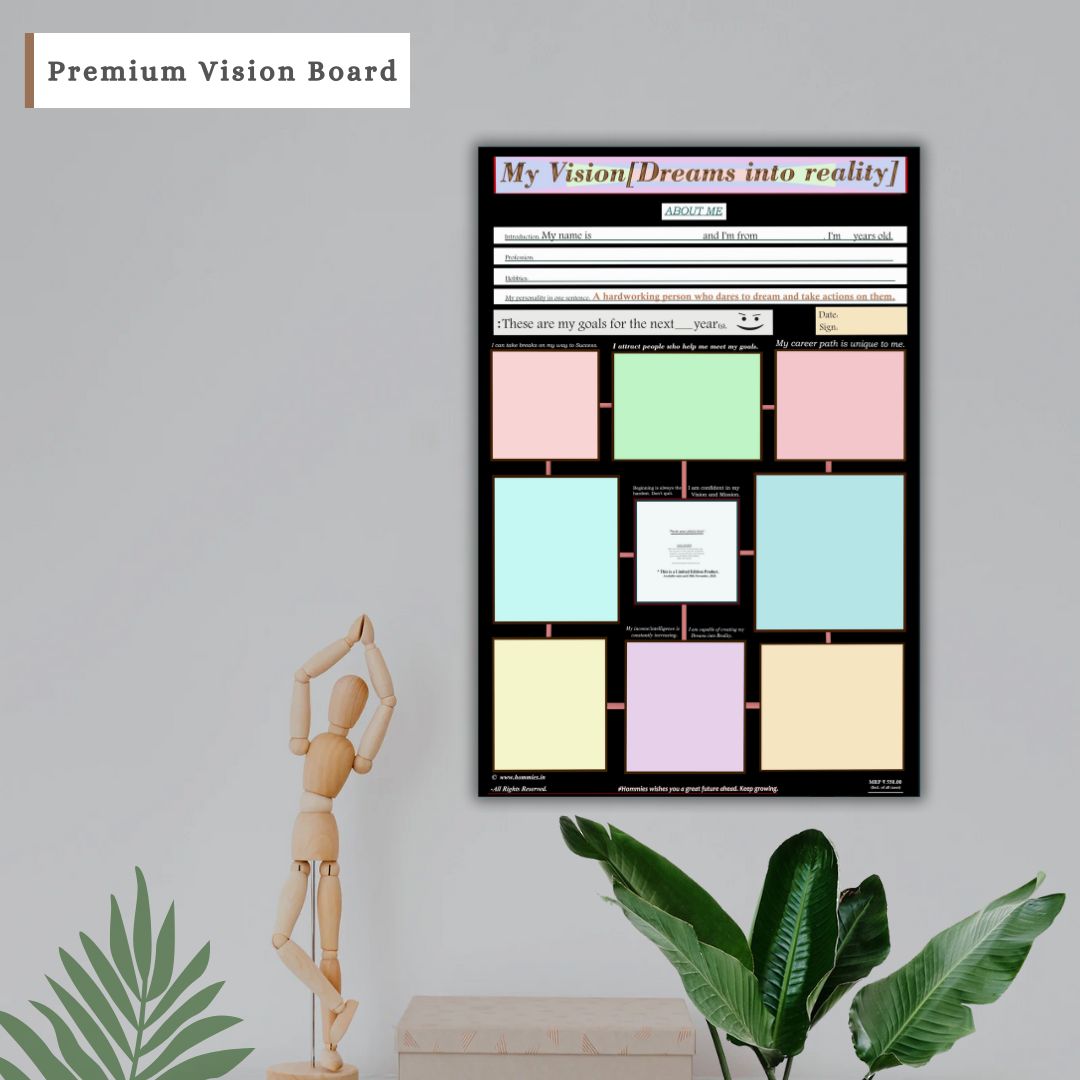 3 Premium Vision Boards (Dreams into Reality)