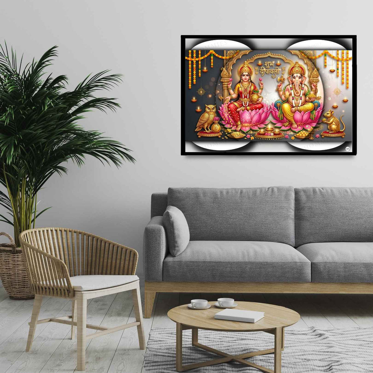 Graceful Foundations | Lakshmi Ganesh Print