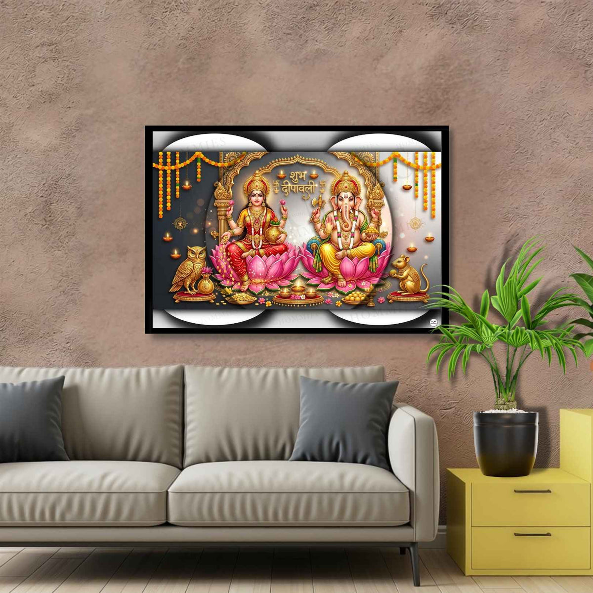 Graceful Foundations | Lakshmi Ganesh Print