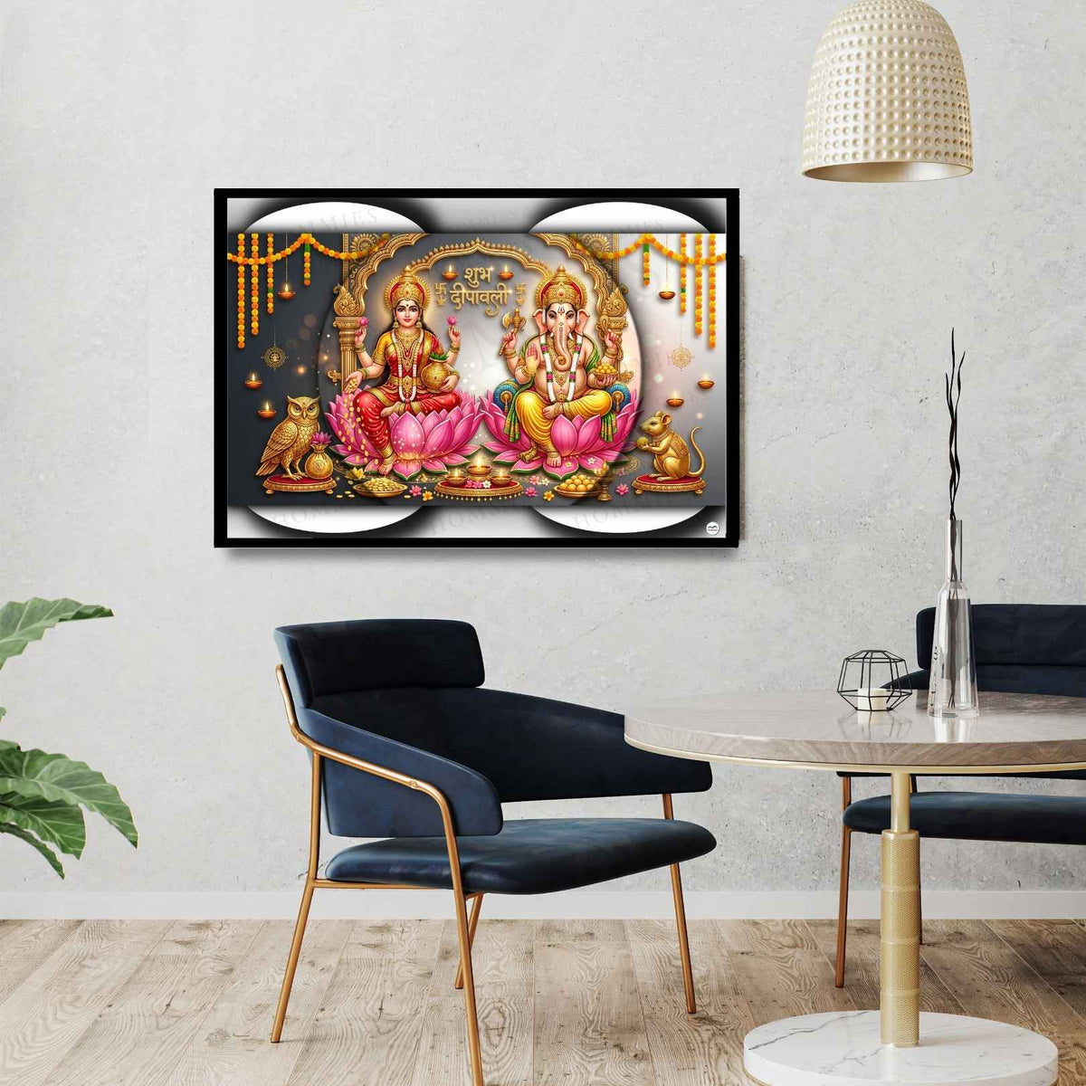 Graceful Foundations | Lakshmi Ganesh Print