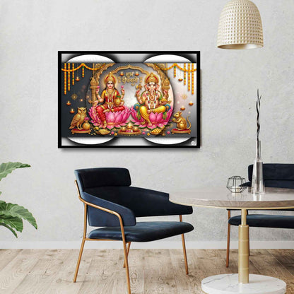 Graceful Foundations | Lakshmi Ganesh Print