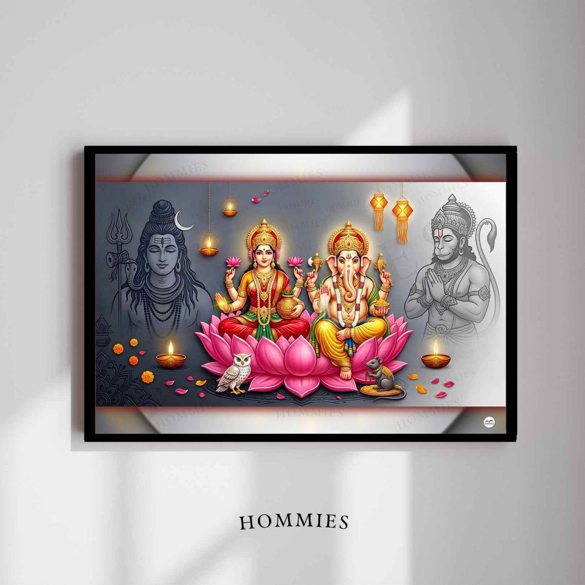 Prosperity and Peace | Lakshmi Ganesh Print