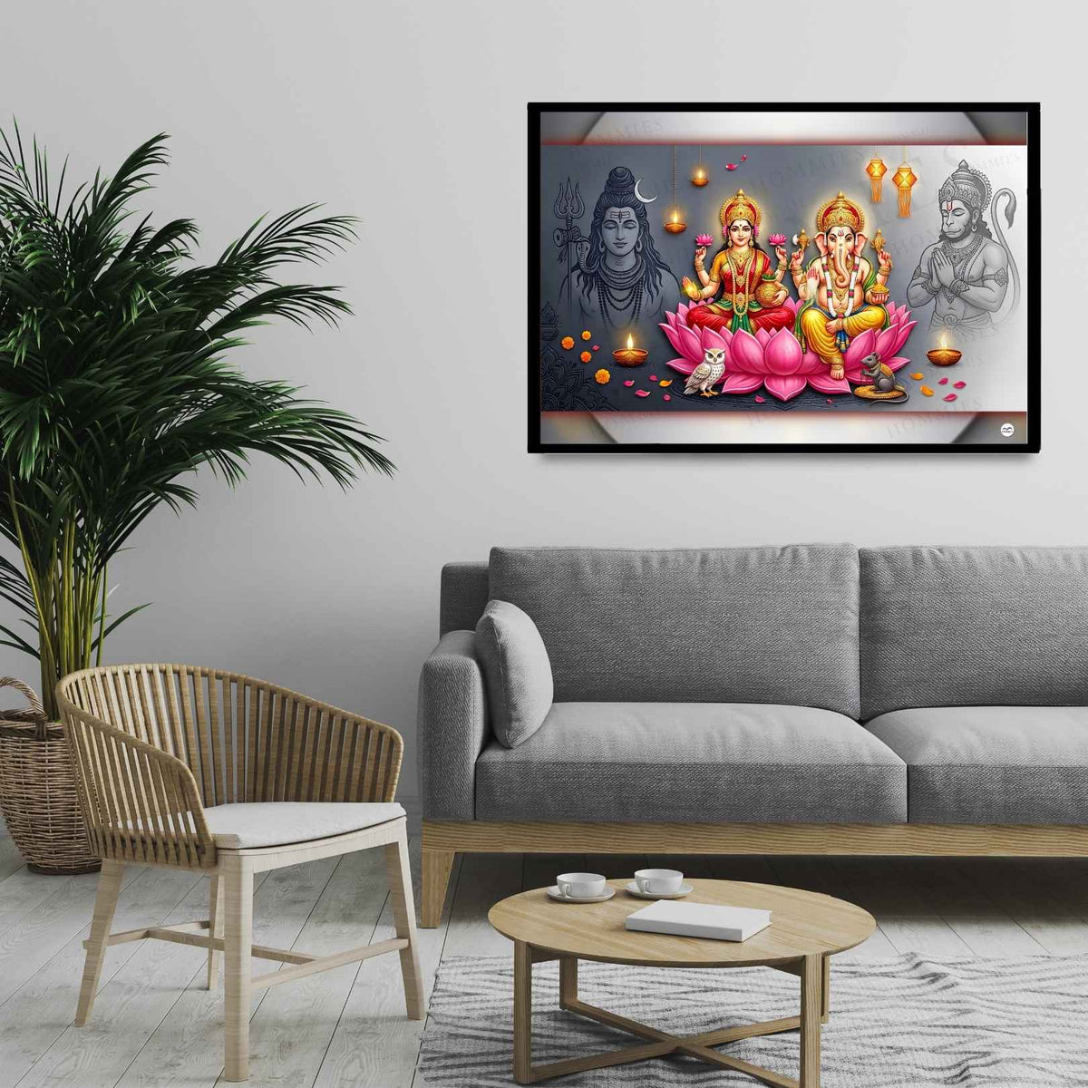Prosperity and Peace | Lakshmi Ganesh Print