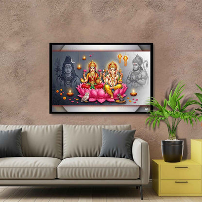 Prosperity and Peace | Lakshmi Ganesh Print
