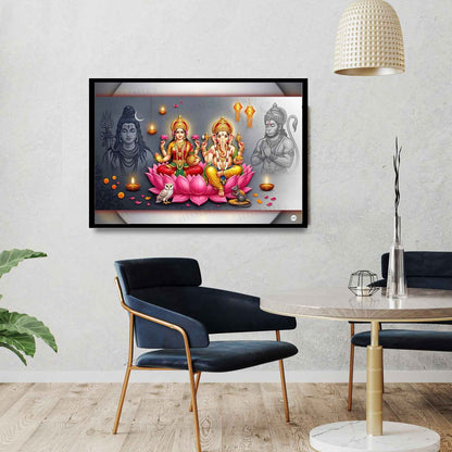 Prosperity and Peace | Lakshmi Ganesh Print