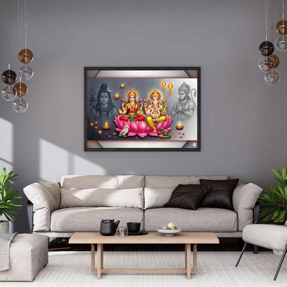 Prosperity and Peace | Lakshmi Ganesh Print