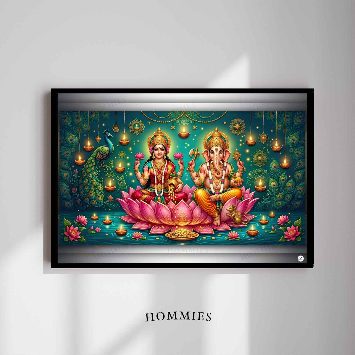 Abundance and Auspiciousness | Lakshmi Ganesh Print