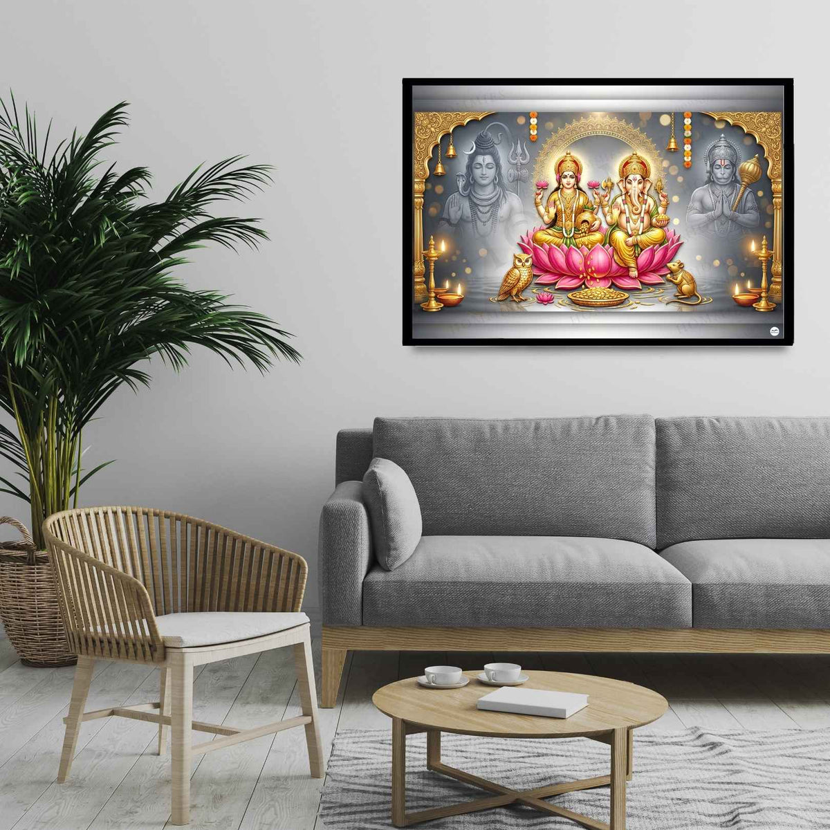Chimes of Grace | Lakshmi Ganesh Print