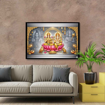Chimes of Grace | Lakshmi Ganesh Print