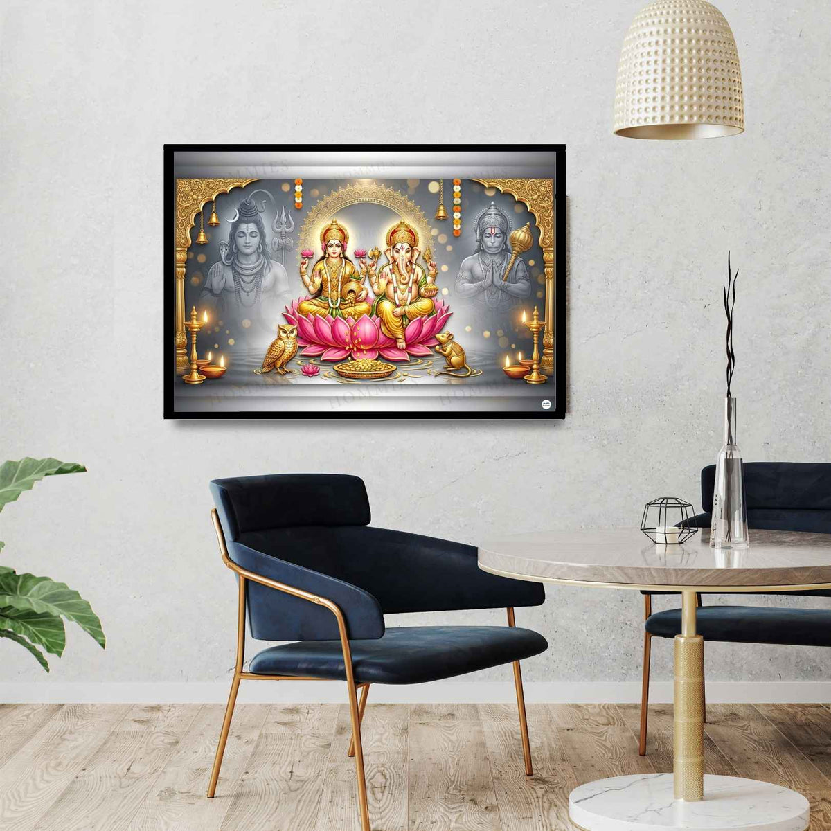 Chimes of Grace | Lakshmi Ganesh Print