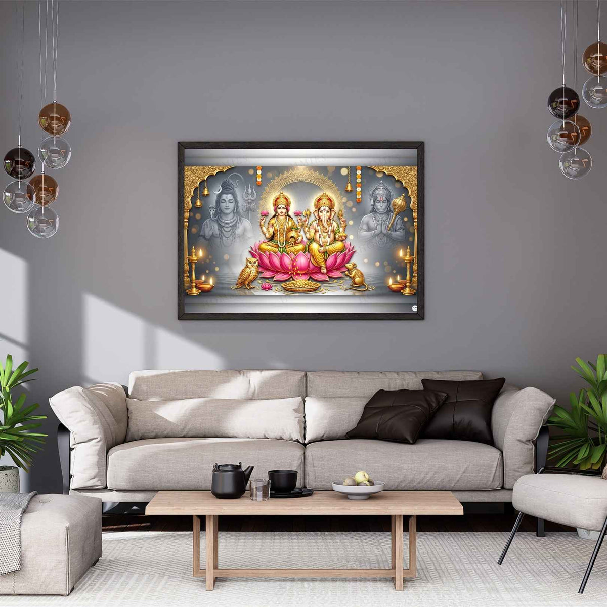 Chimes of Grace | Lakshmi Ganesh Print