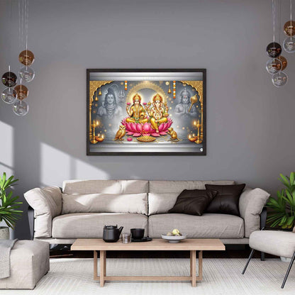 Chimes of Grace | Lakshmi Ganesh Print