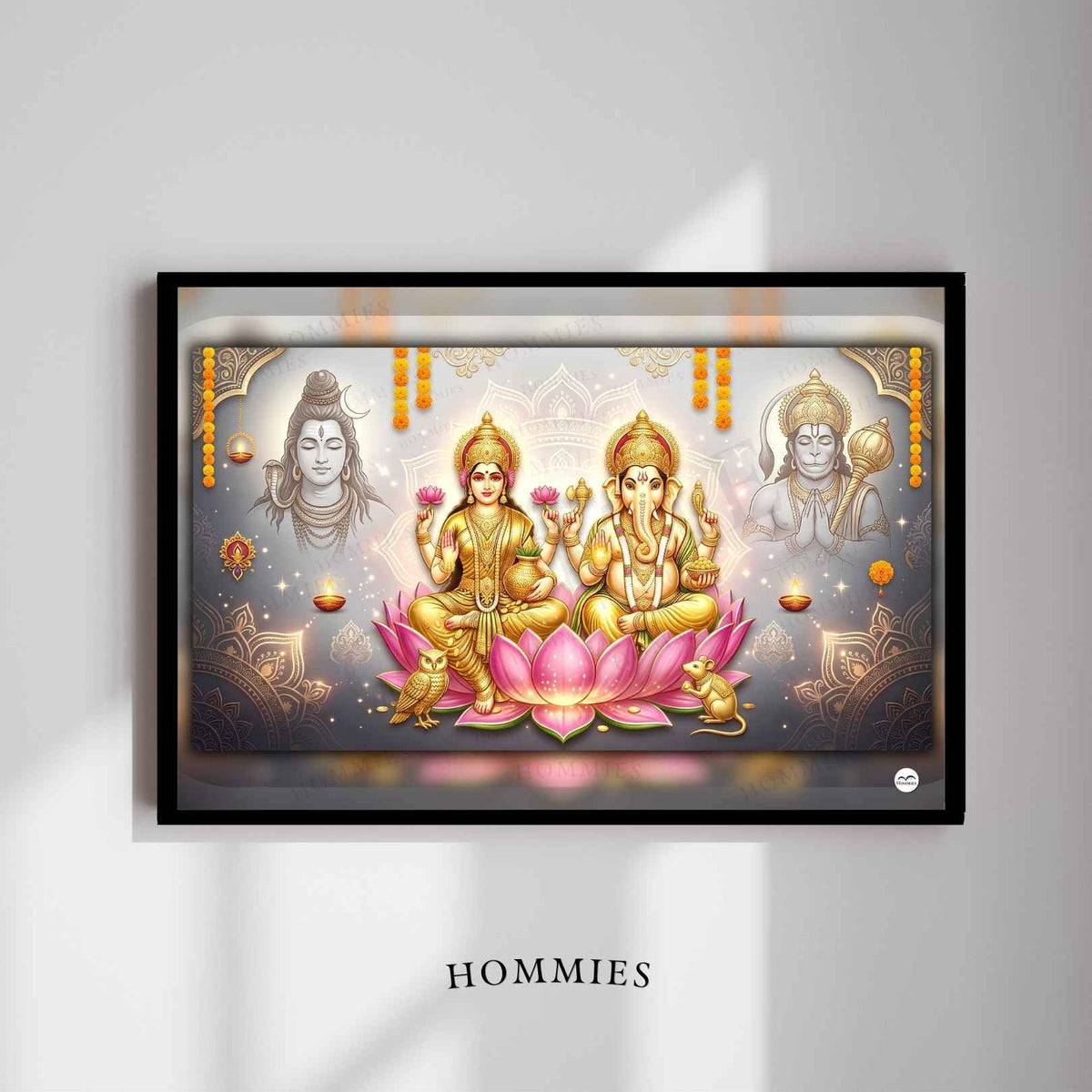 Quiet Divinity | Lakshmi Ganesh Print