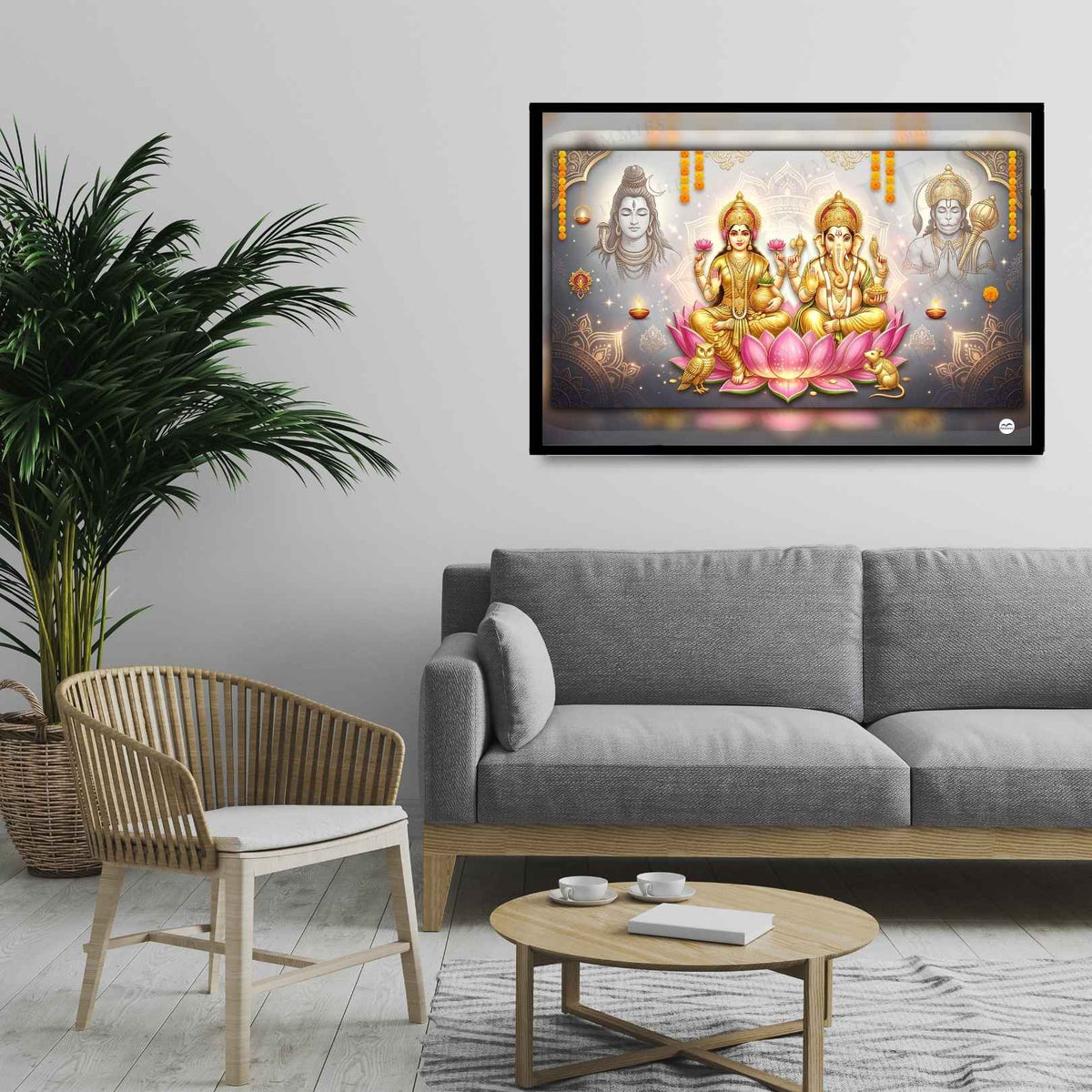 Quiet Divinity | Lakshmi Ganesh Print