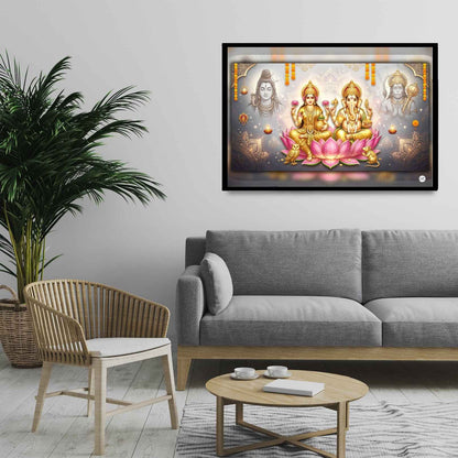 Quiet Divinity | Lakshmi Ganesh Print