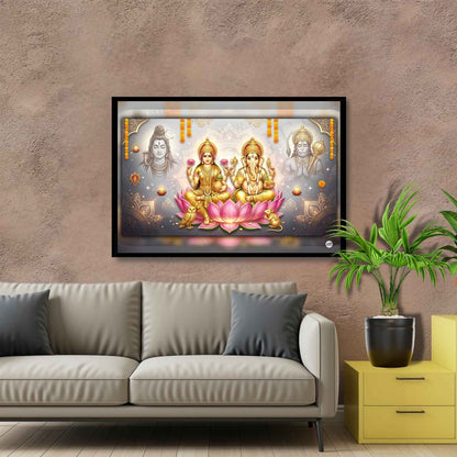 Quiet Divinity | Lakshmi Ganesh Print