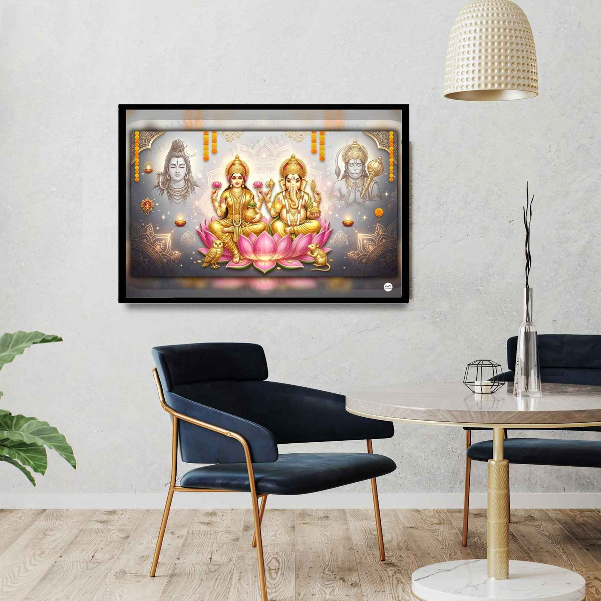 Quiet Divinity | Lakshmi Ganesh Print