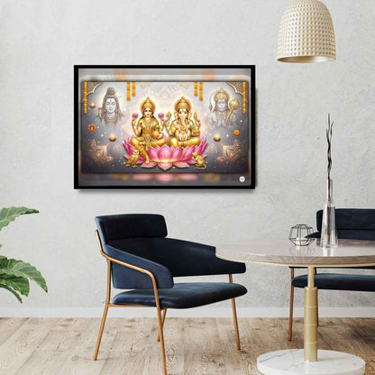 Quiet Divinity | Lakshmi Ganesh Print