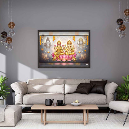 Quiet Divinity | Lakshmi Ganesh Print