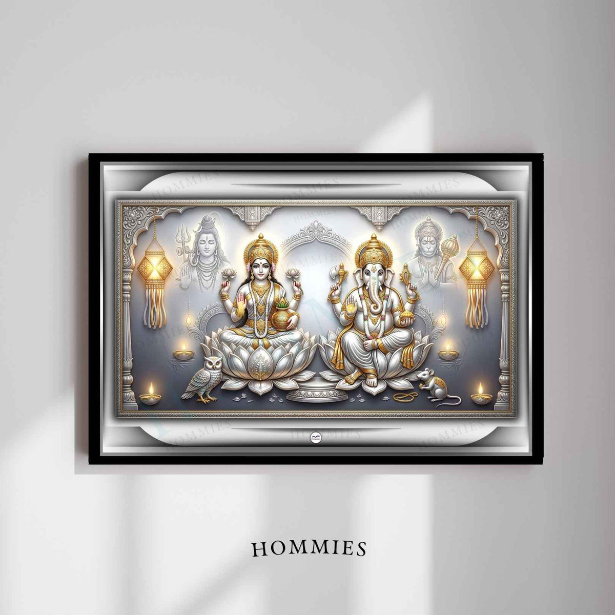 Imperial Silver Pavilion | Laxmi Ganesh Print