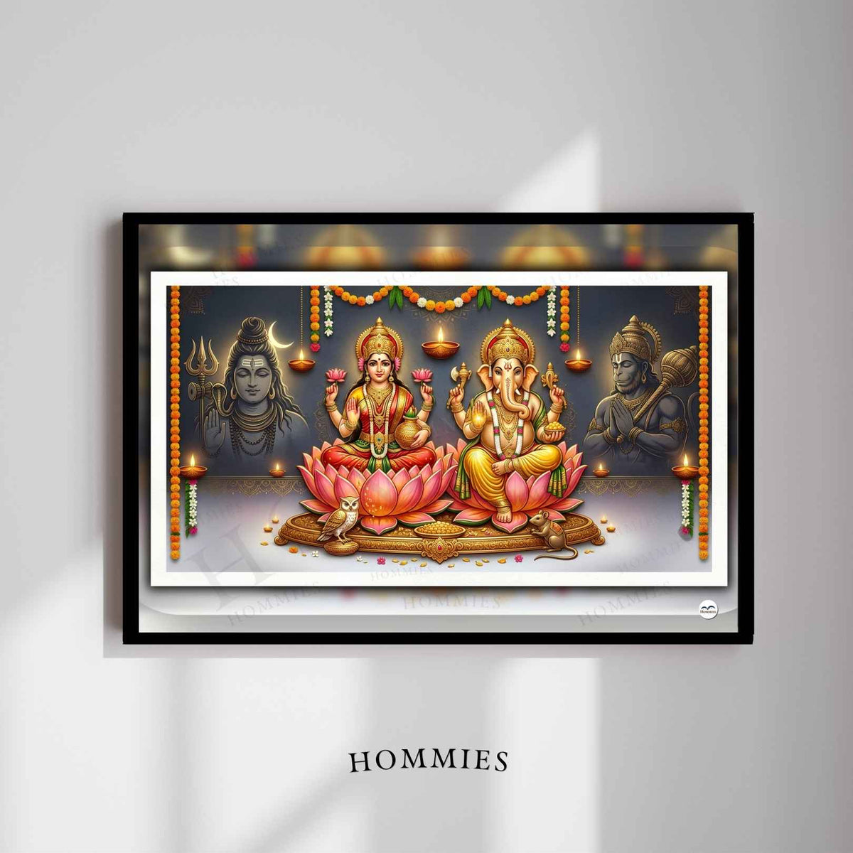 The Silent Protectors | Lakshmi Ganesh Print