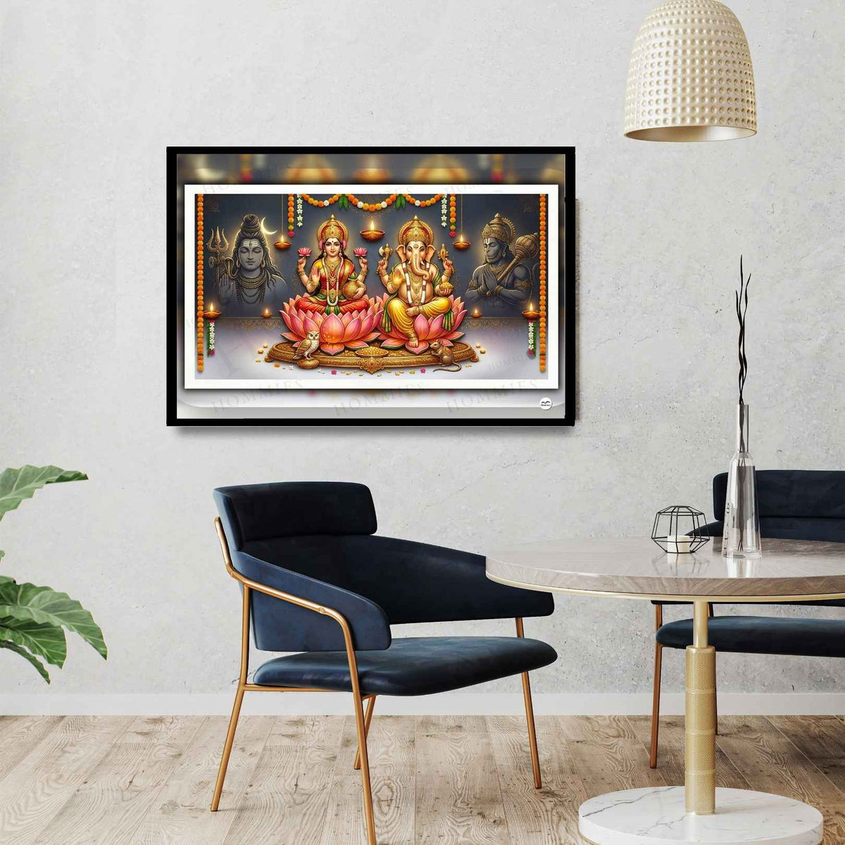 The Silent Protectors | Lakshmi Ganesh Print