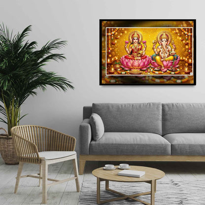 Remover of Obstacles | Lakshmi Ganesh Print
