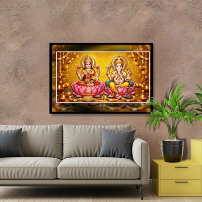 Remover of Obstacles | Lakshmi Ganesh Print