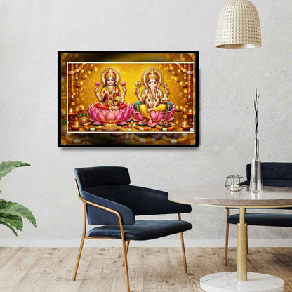 Remover of Obstacles | Lakshmi Ganesh Print