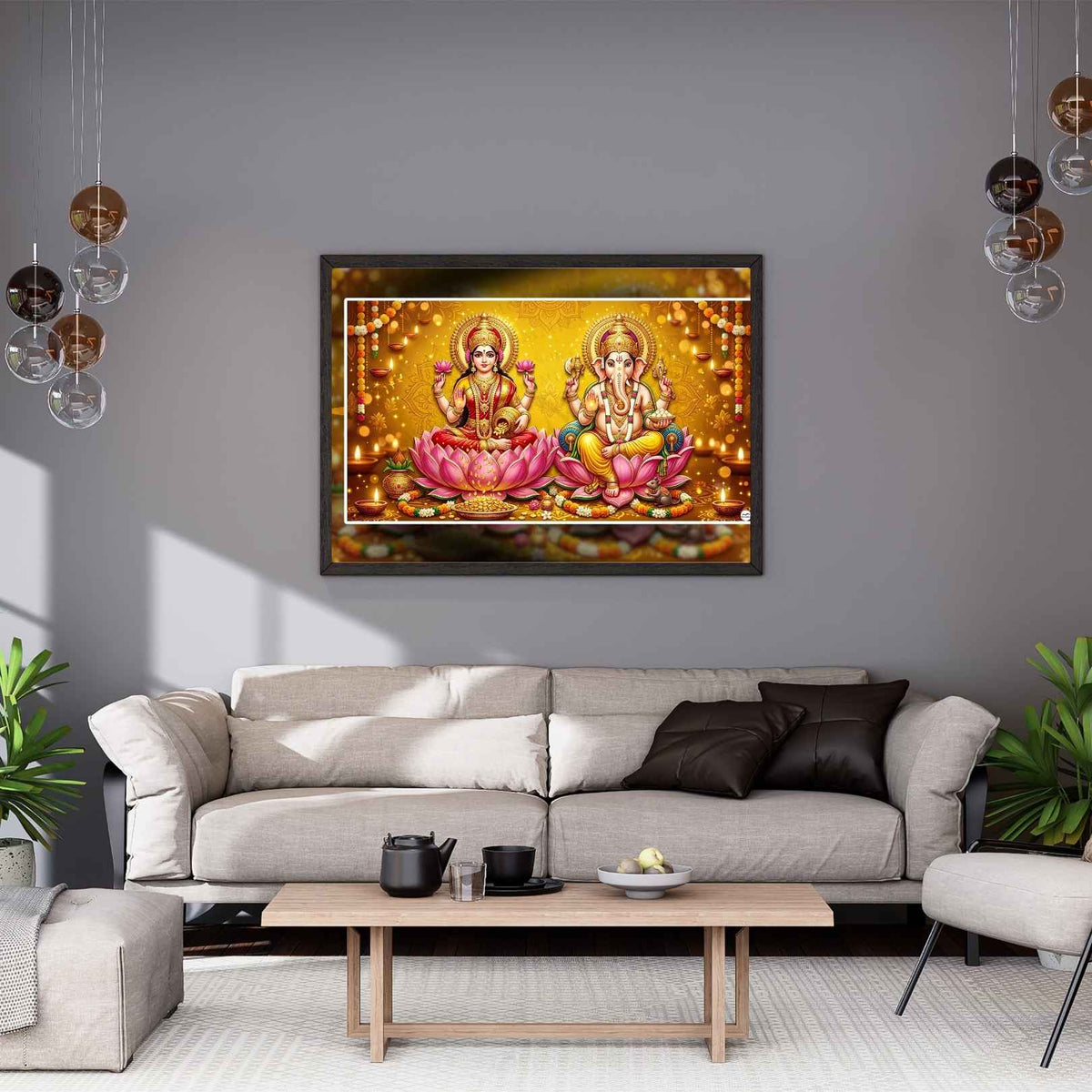 Remover of Obstacles | Lakshmi Ganesh Print