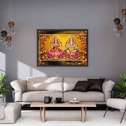 Remover of Obstacles | Lakshmi Ganesh Print