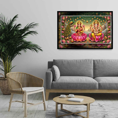 Temple Horizon | Lakshmi Ganesh Print