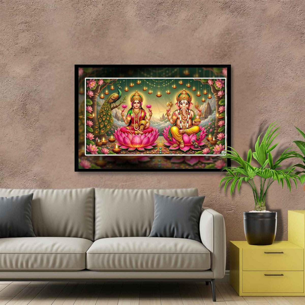 Temple Horizon | Lakshmi Ganesh Print
