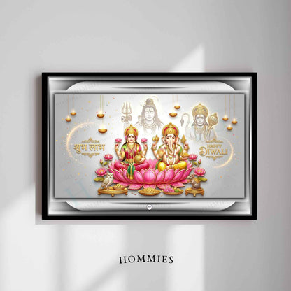 Festival of Lights | Laxmi Ganesh Print