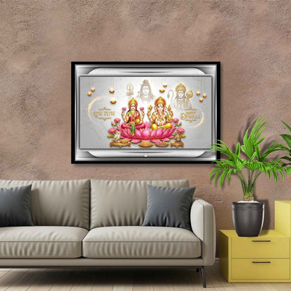 Festival of Lights | Laxmi Ganesh Print