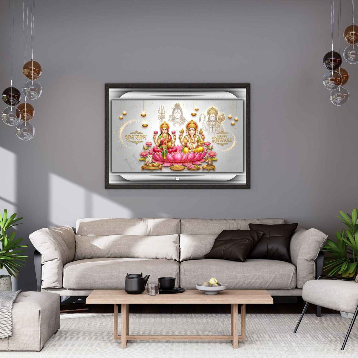 Festival of Lights | Laxmi Ganesh Print