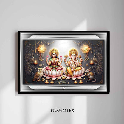 Night of Lights | Lakshmi Ganesh Print