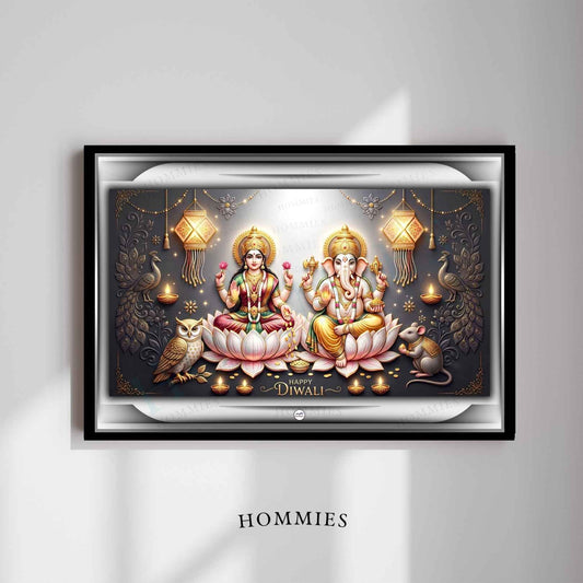 Night of Lights | Laxmi Ganesh Print