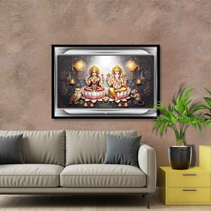 Night of Lights | Lakshmi Ganesh Print