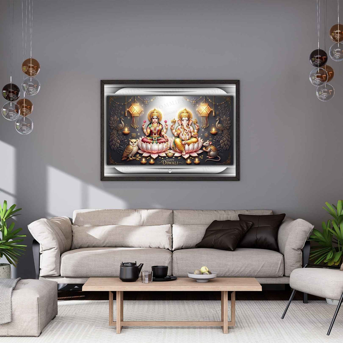 Night of Lights | Lakshmi Ganesh Print