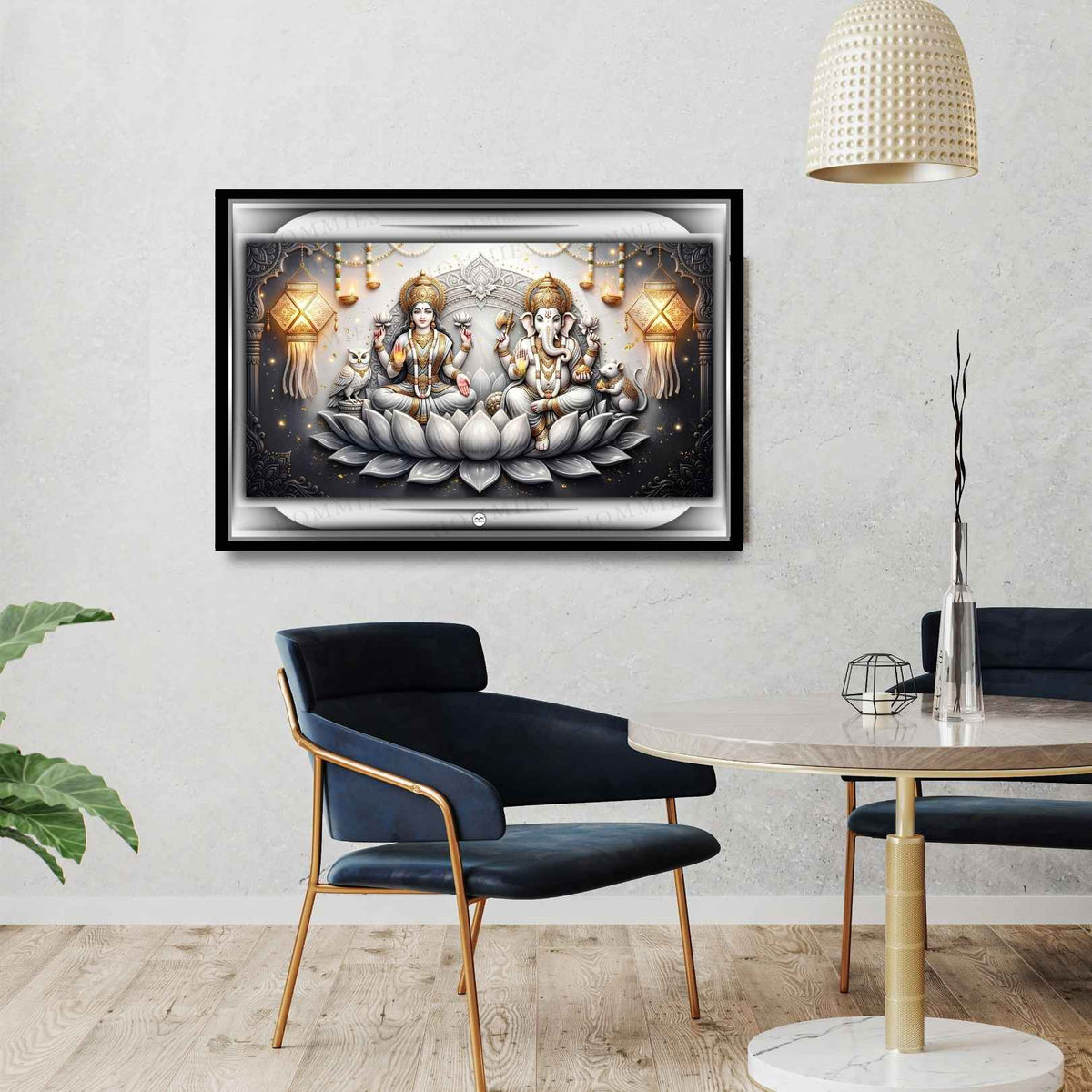 Shield of Faith | Laxmi Ganesh Print
