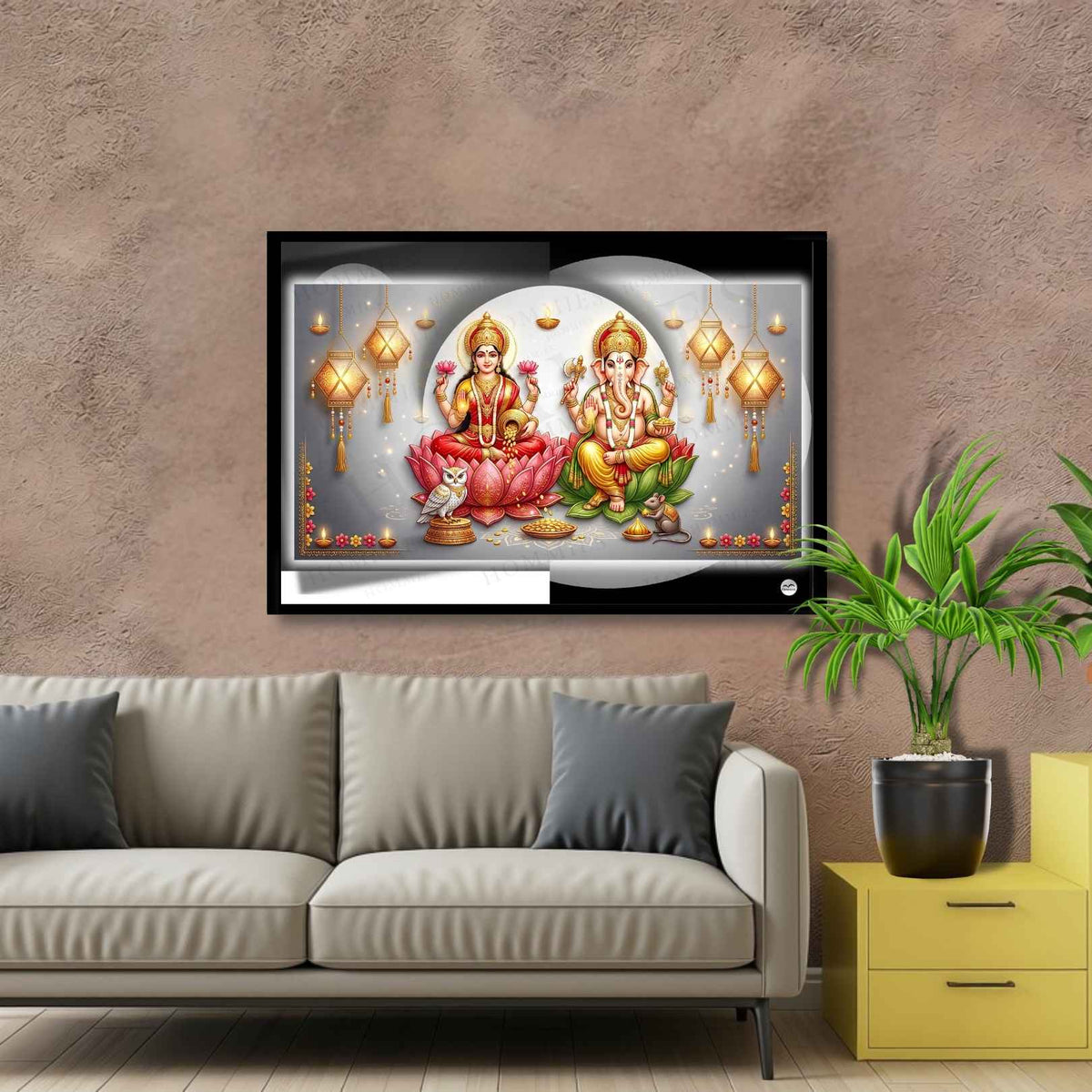 Home of Blessings | Lakshmi Ganesh Print