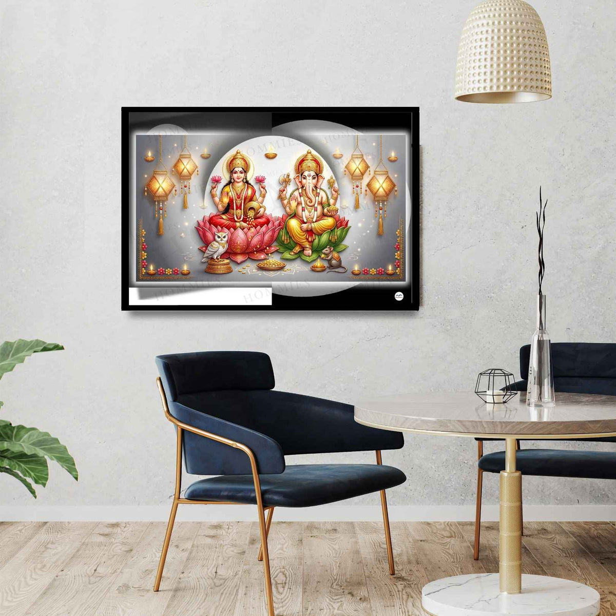 Home of Blessings | Lakshmi Ganesh Print