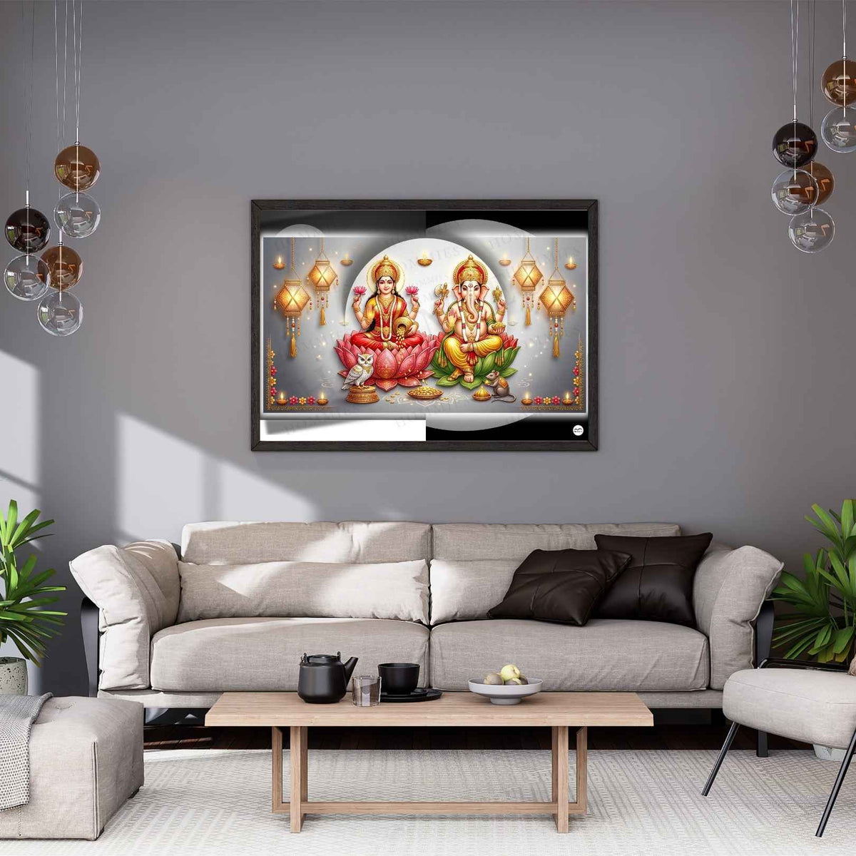 Home of Blessings | Lakshmi Ganesh Print