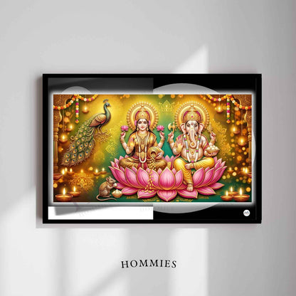 Shubh Aagman | Lakshmi Ganesh Print