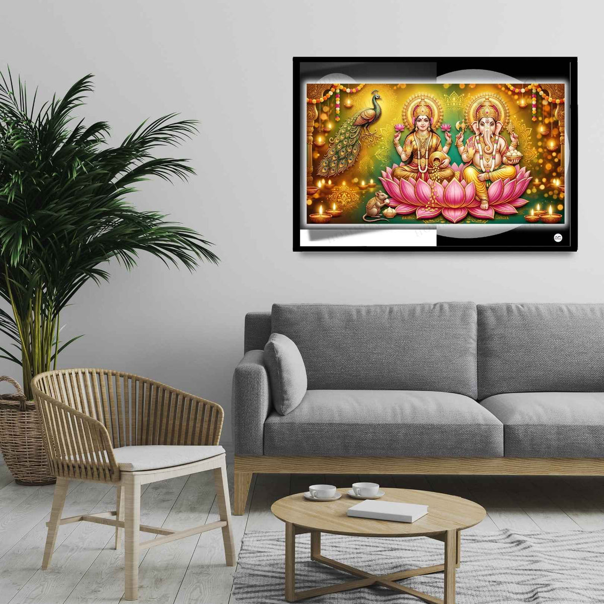 Shubh Aagman | Lakshmi Ganesh Print