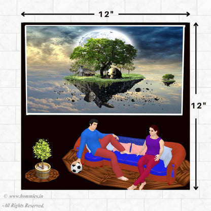 Panda Town | Hommies Art Print